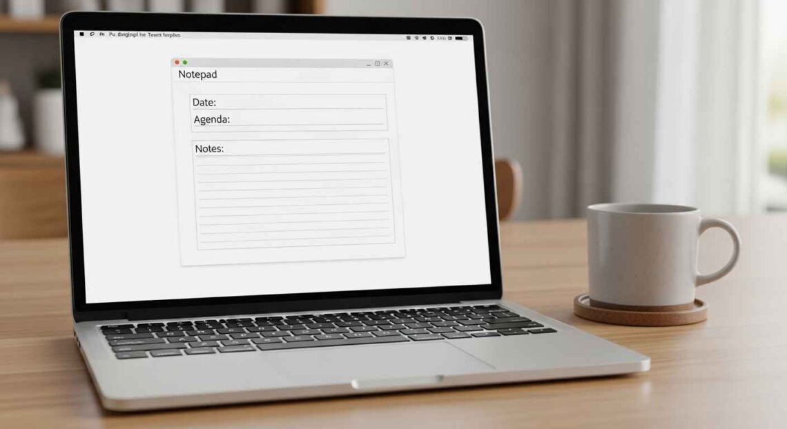 How to Create Custom Templates in Notepad