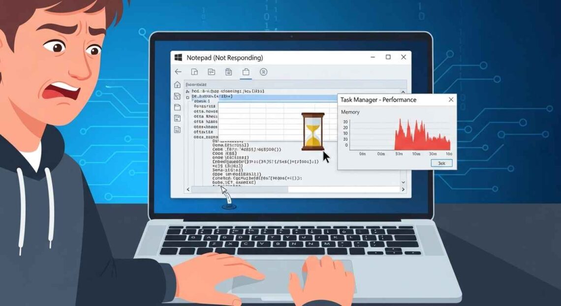 Notepad Crashes When Opening Large Files – Solution
