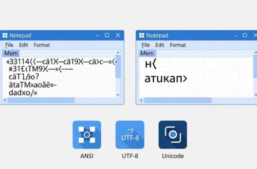 Encoding Problems in Notepad (UTF-8, ANSI Explained)