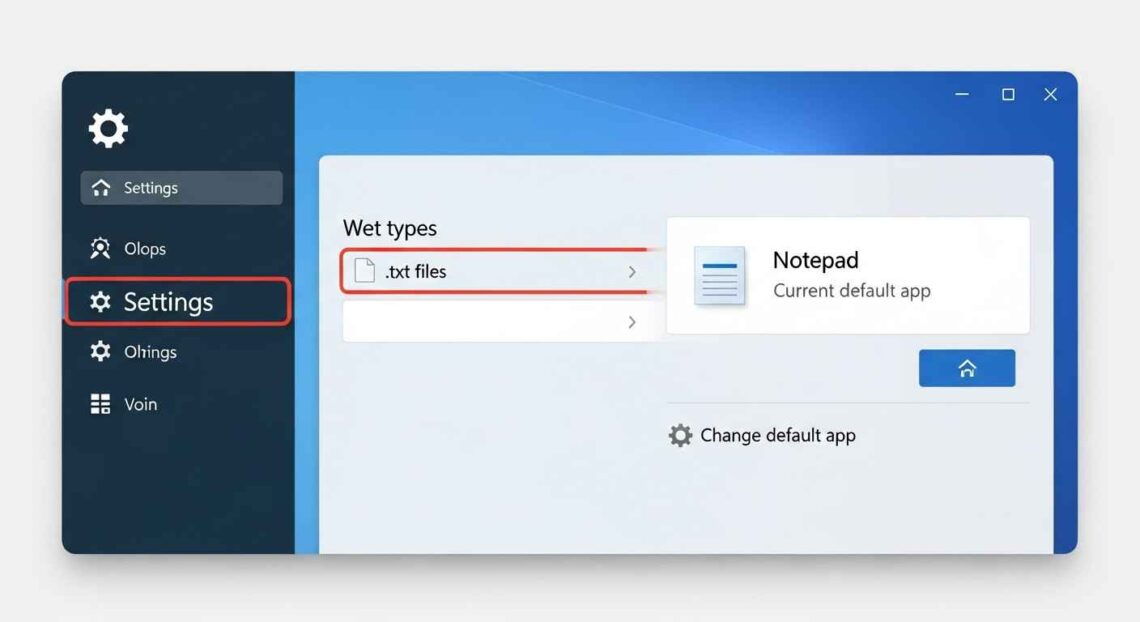 Fix Notepad File Association in Windows