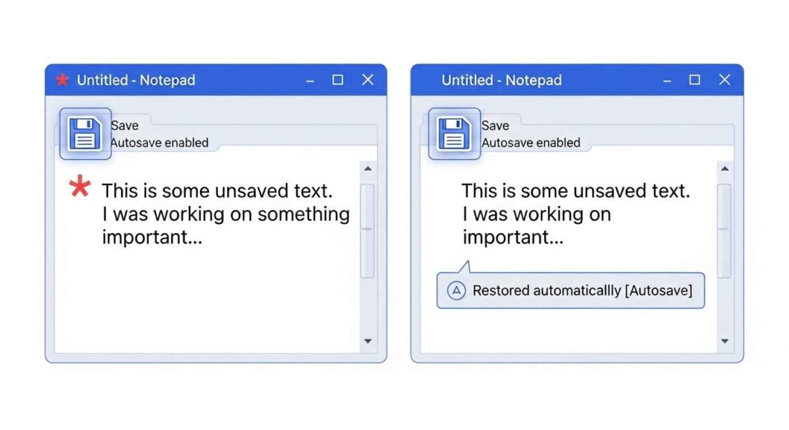 Notepad Autosave Not Working – Here’s the Fix