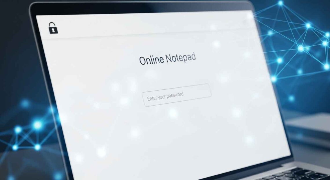 Online Notepad with Password Protection