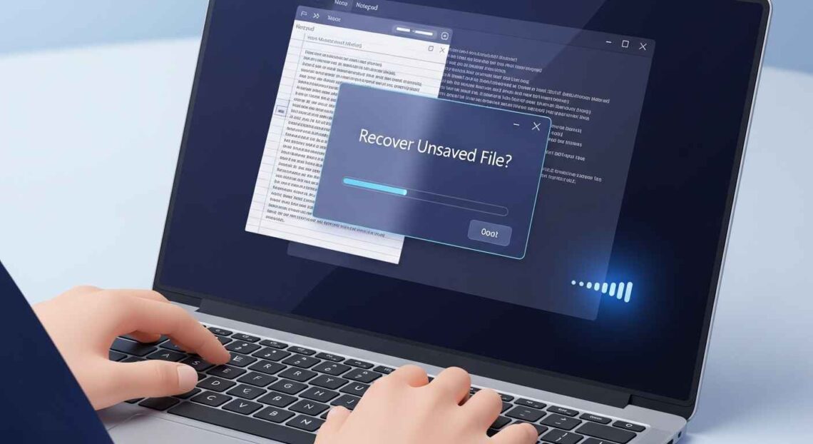 How to Recover Unsaved Notepad Files