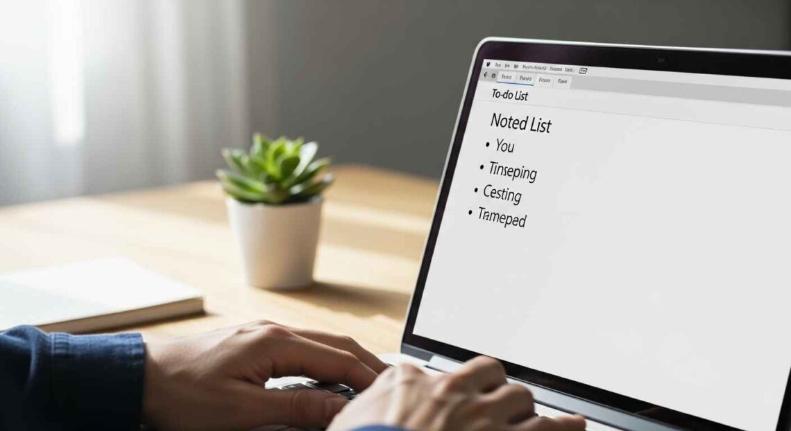 Create To-Do Lists or Checklists in Notepad